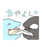 魚々っとイルカ君と海の仲間たち（個別スタンプ：10）