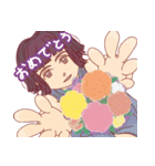 この花を君へ（第二弾！）（個別スタンプ：1）