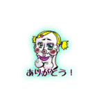 とっても面白い女の子（個別スタンプ：5）