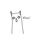 Abracat, my insensitive friend（個別スタンプ：4）