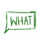 一般的に使用されている英語の単語。（個別スタンプ：13）