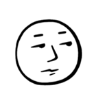 顔の丸子君（個別スタンプ：1）