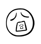 顔の丸子君（個別スタンプ：22）