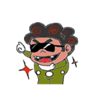 Curly Q brother（個別スタンプ：5）