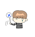 ボーダーくん。（個別スタンプ：3）