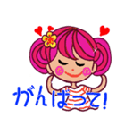 enjoy with sweet girl sticker 3 Japanese（個別スタンプ：3）