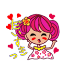 enjoy with sweet girl sticker 3 Japanese（個別スタンプ：8）