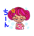 enjoy with sweet girl sticker 3 Japanese（個別スタンプ：9）