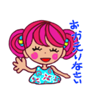 enjoy with sweet girl sticker 3 Japanese（個別スタンプ：11）