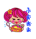 enjoy with sweet girl sticker 3 Japanese（個別スタンプ：12）