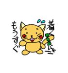 まめにゃんの一日。（個別スタンプ：20）