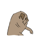 Fee Bee the Yard Pug（個別スタンプ：2）
