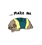 Fee Bee the Yard Pug（個別スタンプ：3）