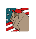 Fee Bee the Yard Pug（個別スタンプ：9）