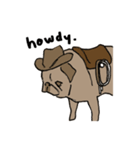 Fee Bee the Yard Pug（個別スタンプ：11）
