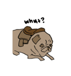 Fee Bee the Yard Pug（個別スタンプ：22）