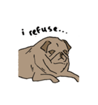 Fee Bee the Yard Pug（個別スタンプ：23）