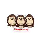 トリプルゴリラ（個別スタンプ：4）