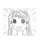 おえかき上達れべるあっぷちゃん（個別スタンプ：13）