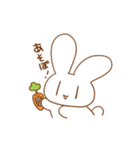 うさぎとさぼてん（個別スタンプ：1）