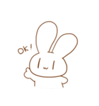 うさぎとさぼてん（個別スタンプ：3）