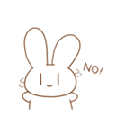 うさぎとさぼてん（個別スタンプ：4）