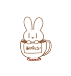 うさぎとさぼてん（個別スタンプ：6）
