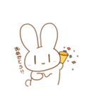 うさぎとさぼてん（個別スタンプ：16）