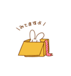 うさぎとさぼてん（個別スタンプ：35）