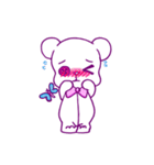 Baby WO and the butterfly（個別スタンプ：16）