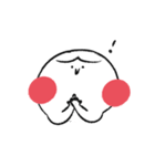 blush white guy（個別スタンプ：6）