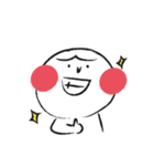 blush white guy（個別スタンプ：9）
