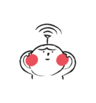 blush white guy（個別スタンプ：18）