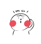 blush white guy（個別スタンプ：32）