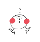 blush white guy（個別スタンプ：34）