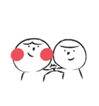 blush white guy（個別スタンプ：40）