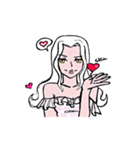 pink swan（個別スタンプ：1）