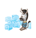 Dreamingfrees Zebra 0（個別スタンプ：4）