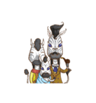 Dreamingfrees Zebra 0（個別スタンプ：5）