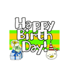 P-吉のありがと~Happy Birthdayでか文字2（個別スタンプ：36）