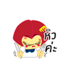 mini mild (little moody girl)（個別スタンプ：1）
