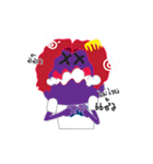mini mild (little moody girl)（個別スタンプ：5）