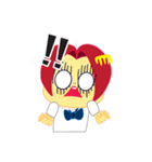 mini mild (little moody girl)（個別スタンプ：6）