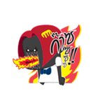 mini mild (little moody girl)（個別スタンプ：7）
