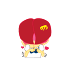 mini mild (little moody girl)（個別スタンプ：10）