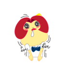 mini mild (little moody girl)（個別スタンプ：13）
