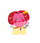 mini mild (little moody girl)（個別スタンプ：14）