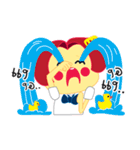 mini mild (little moody girl)（個別スタンプ：15）