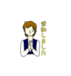 美容師と理容師の専用スタンプ（個別スタンプ：11）