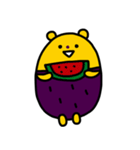 sweet potato bear summer（個別スタンプ：1）